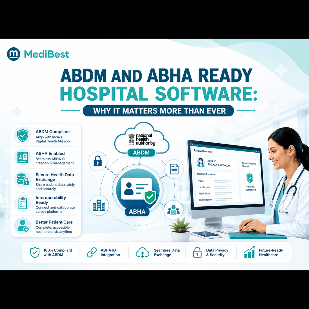 ABDM and ABHA Ready Hospital Software: Why It Matters More Than Ever 